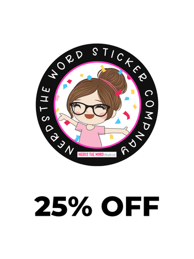 Nerds The Word Sticker Co.