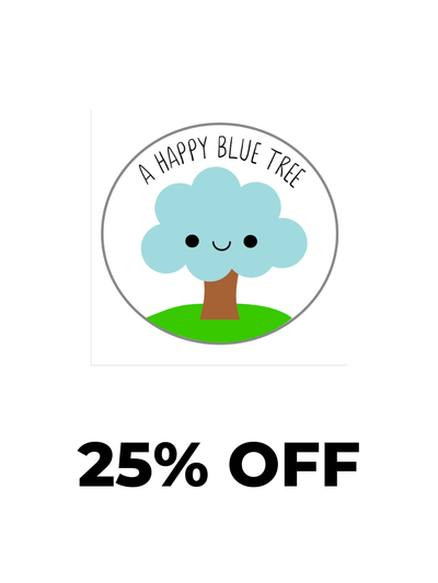 A Happy Blue Tree